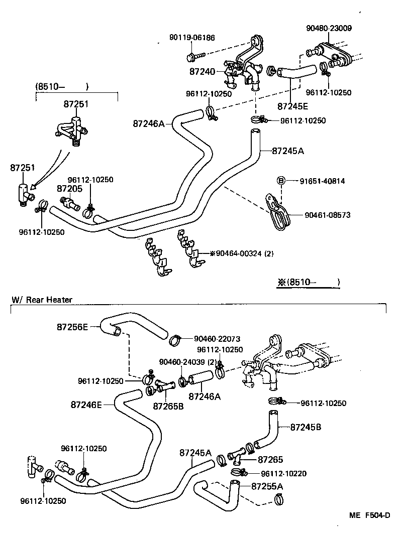 Tuberías de agua para calefacción y aire acondicionado