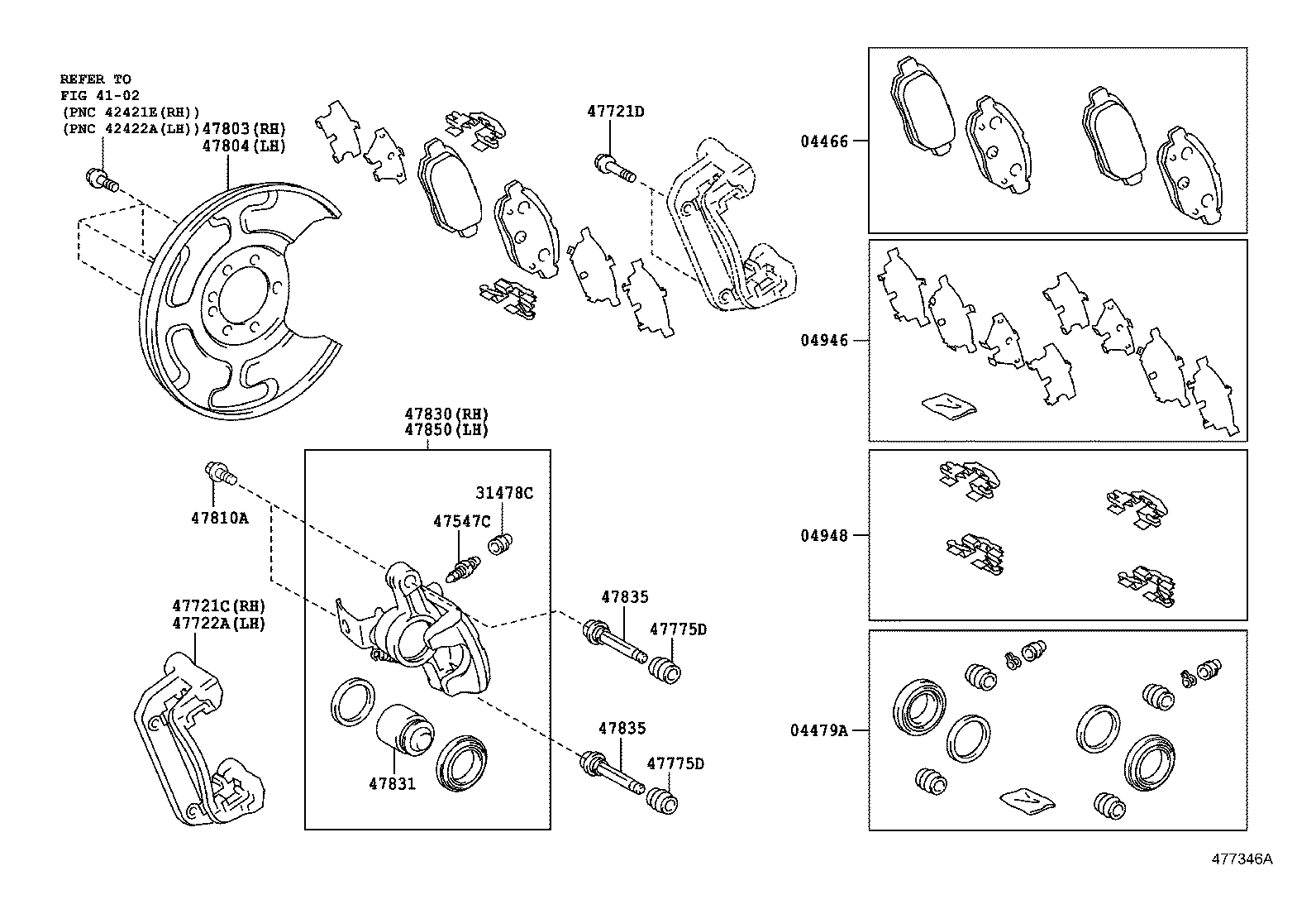 Rear Disc Brake Caliper Dust Cover