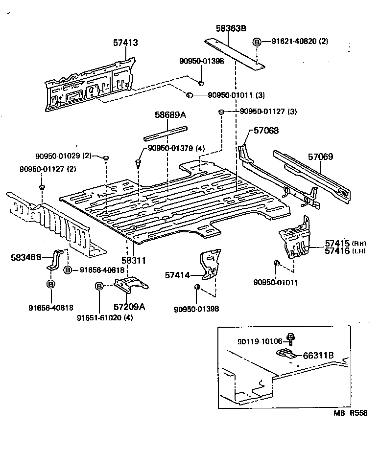 Rear Floor Panel