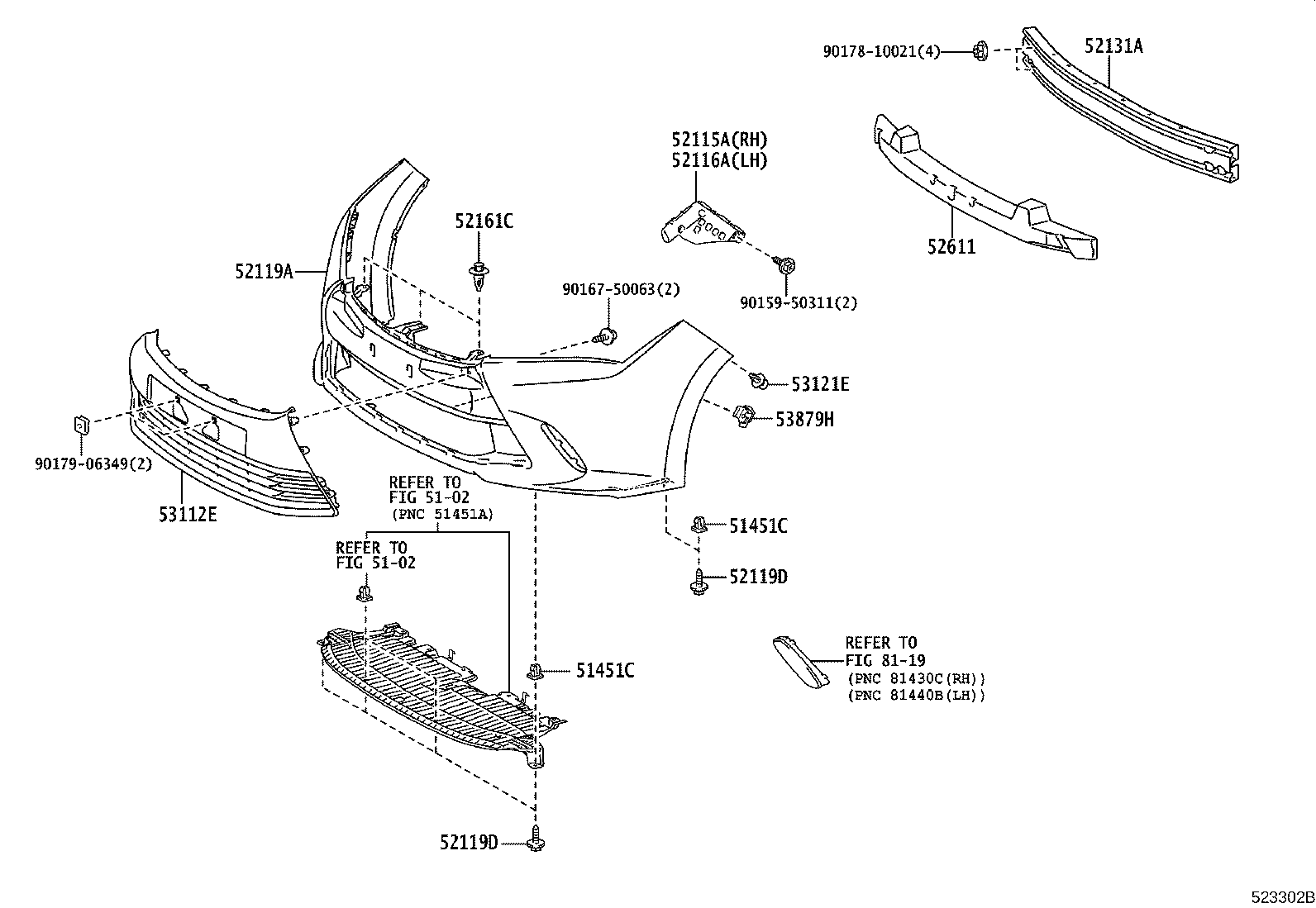 Front Bumper Bumper Stay