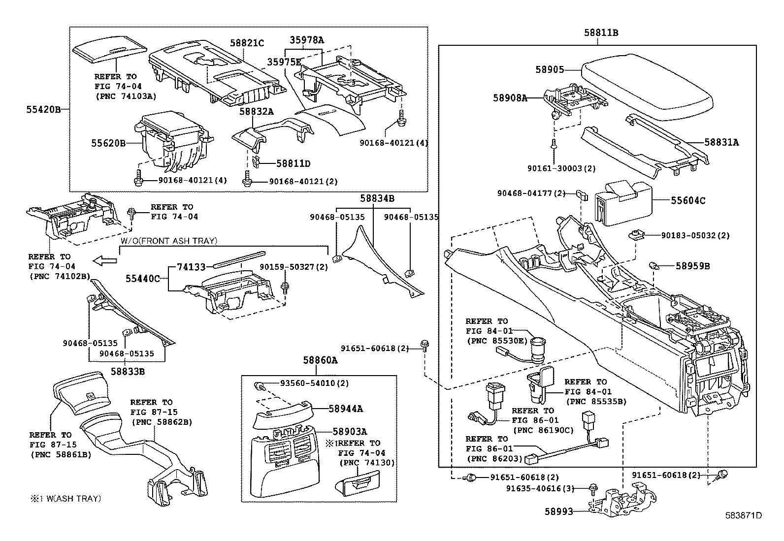 Console Box & Bracket