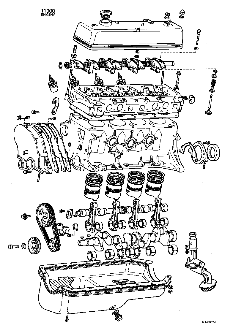 Partial Engine Assembly