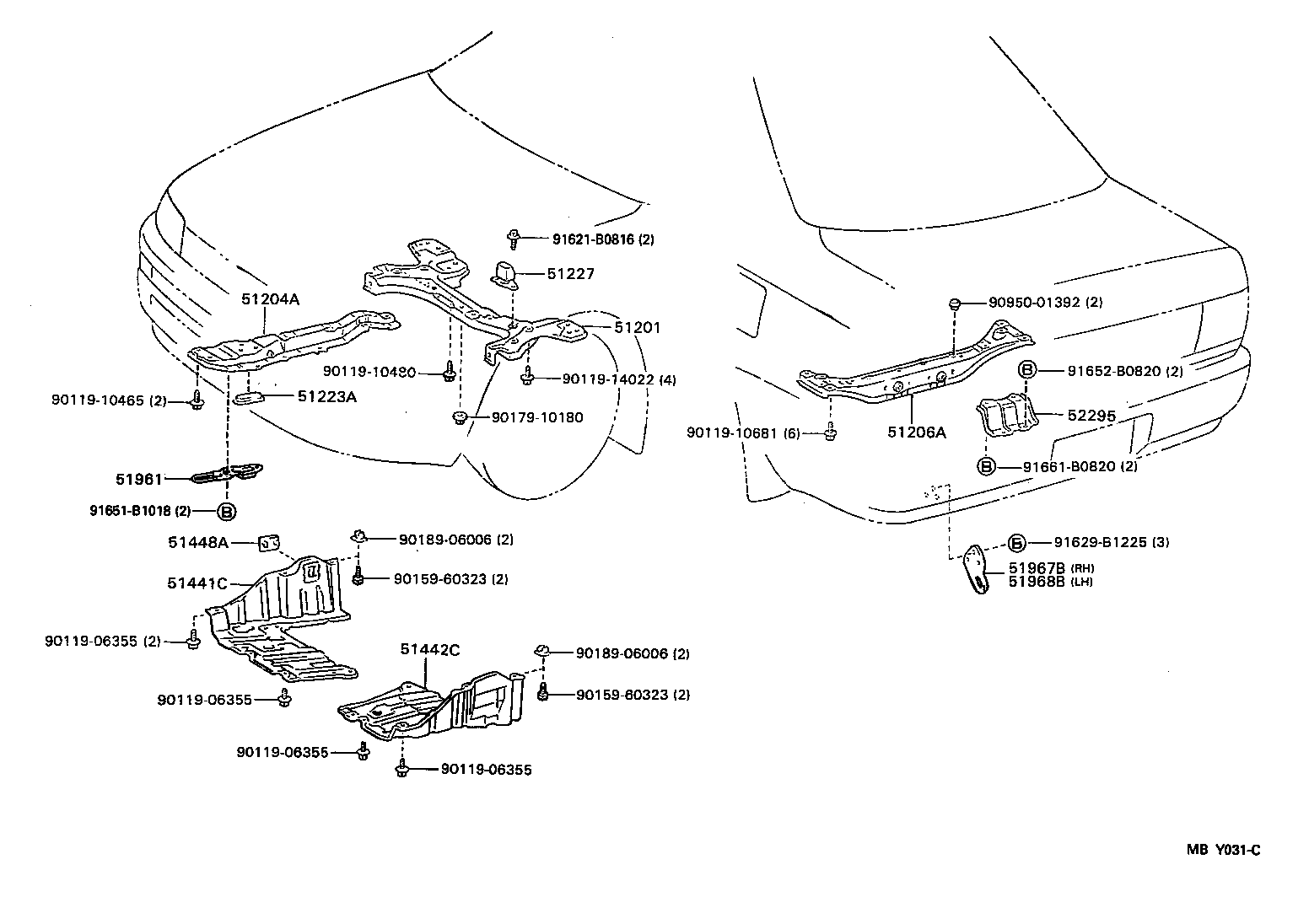 Suspension Crossmember & Under Cover