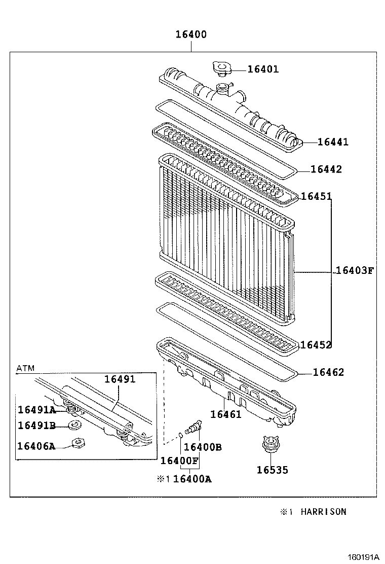 Radiator Water Outlet