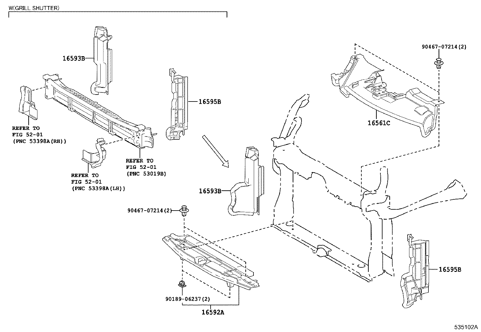 Front Fender Apron Dash Panel