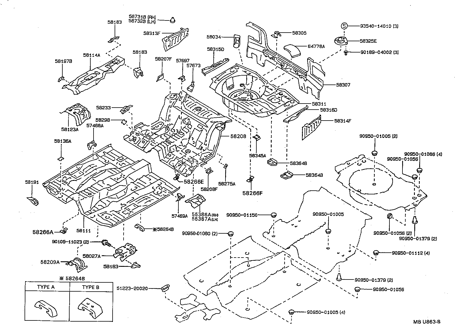 Floor Pan & Lower Back Panel