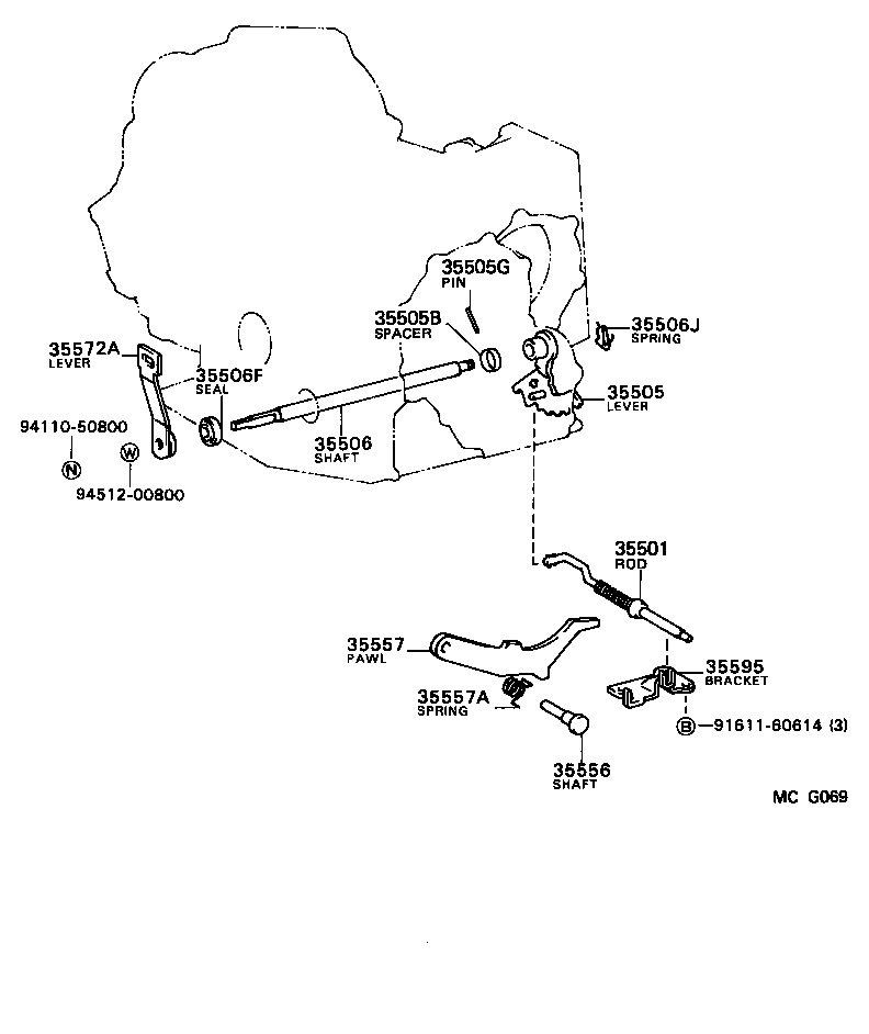 Throttle Link & Valve Lever