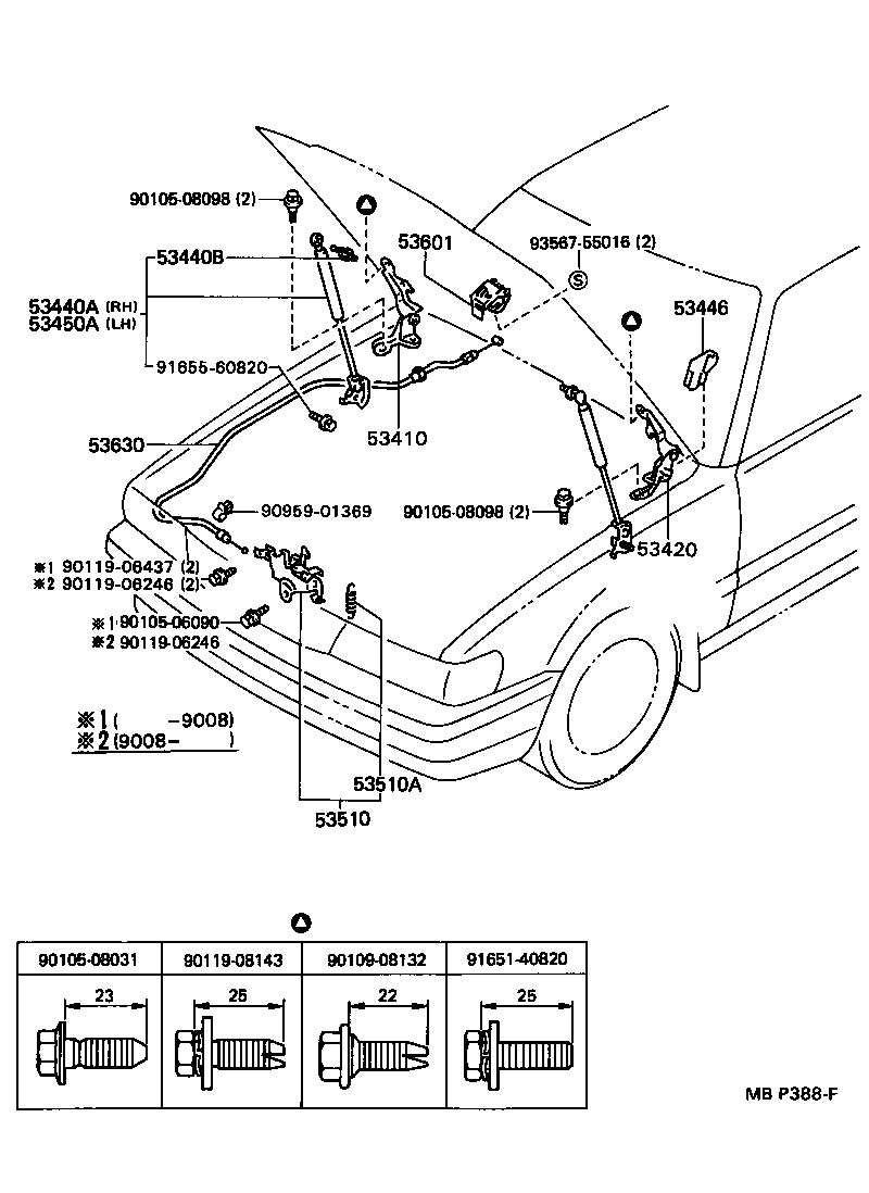 Hood Lock & Hinge