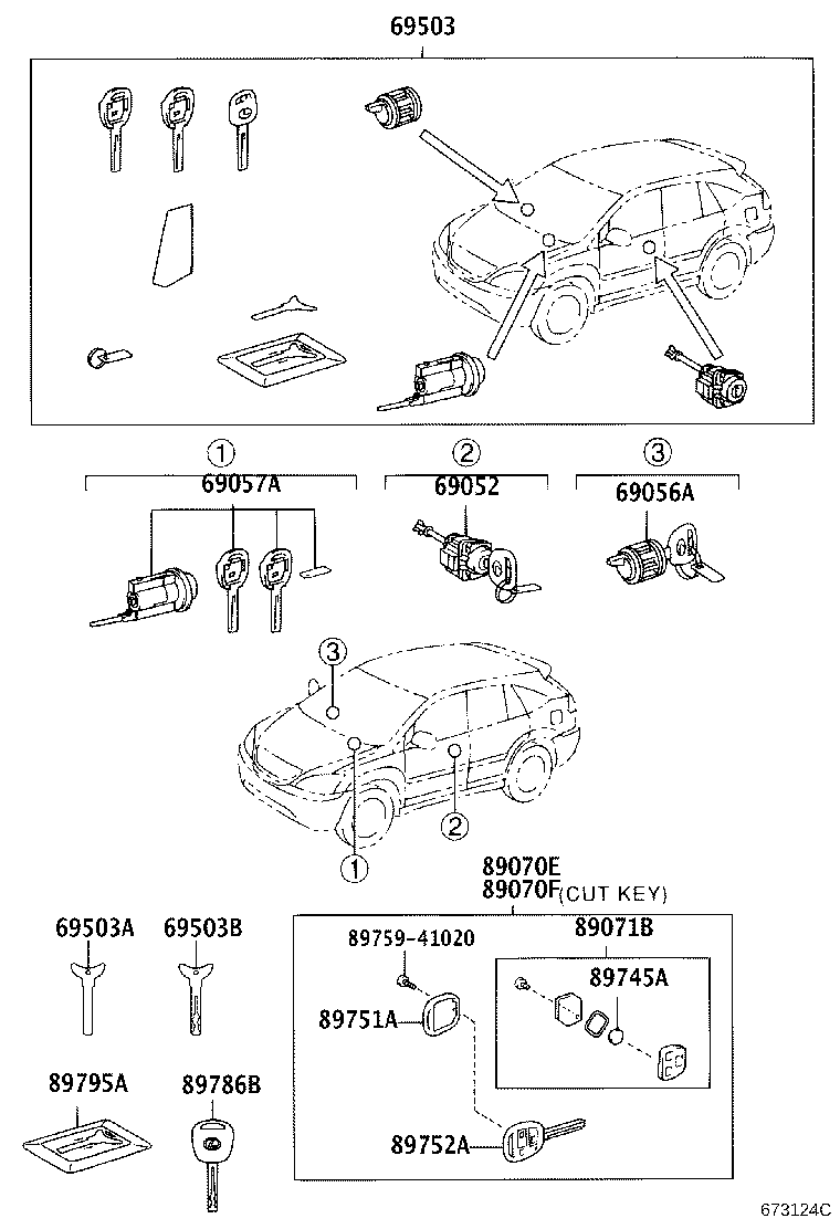 Lock Cylinder Set