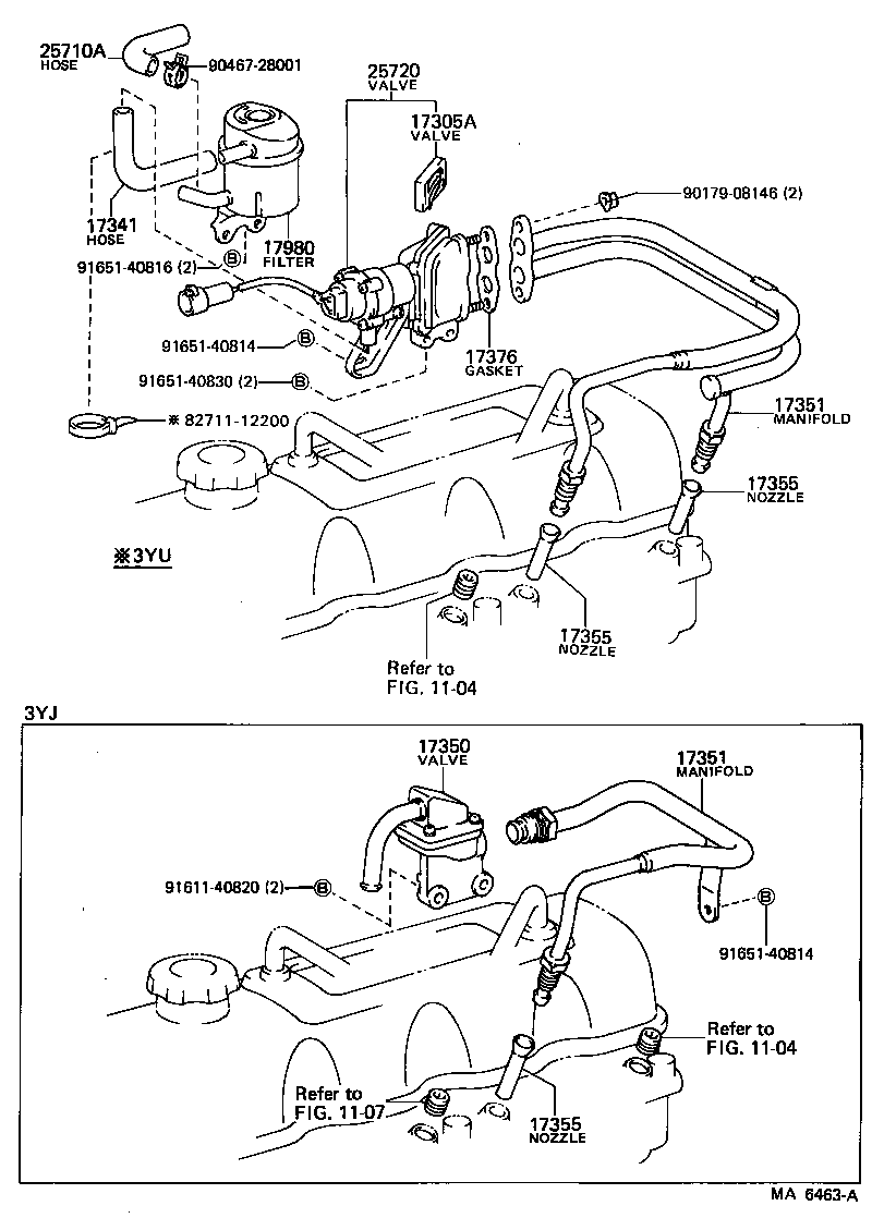 Sistema de inyección de aire múltiple
