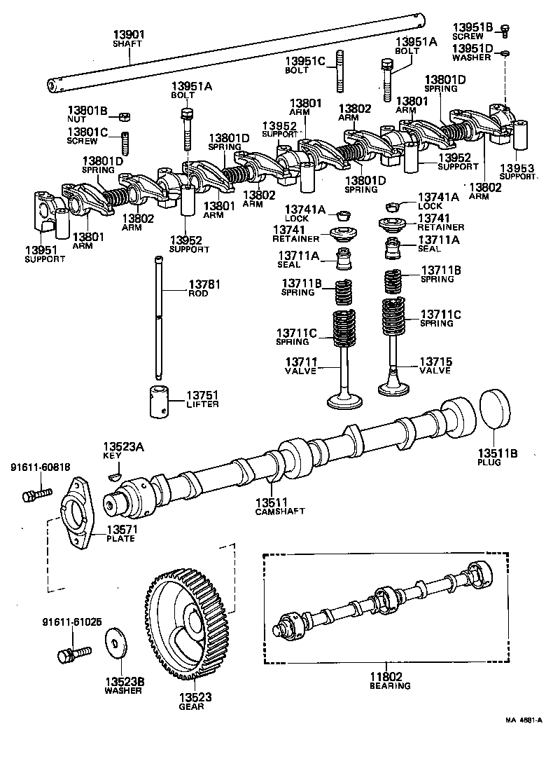 Camshaft & Valve