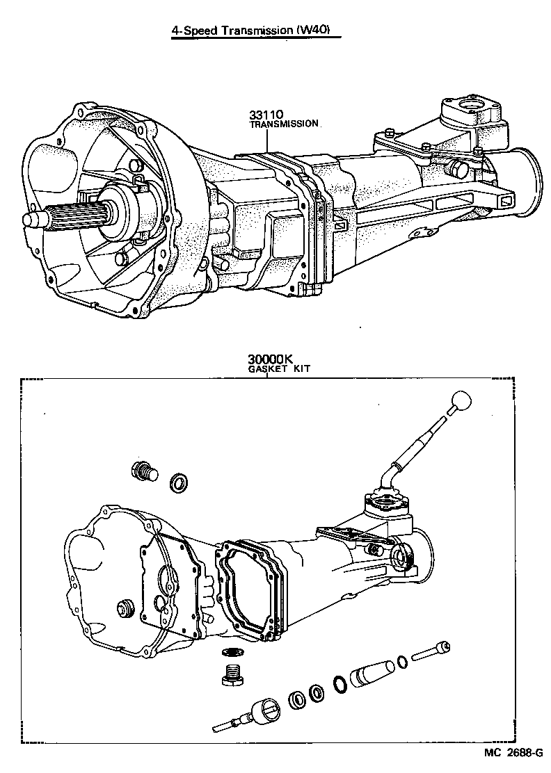 Conjunto de transmisión o transmisión y kit de juntas