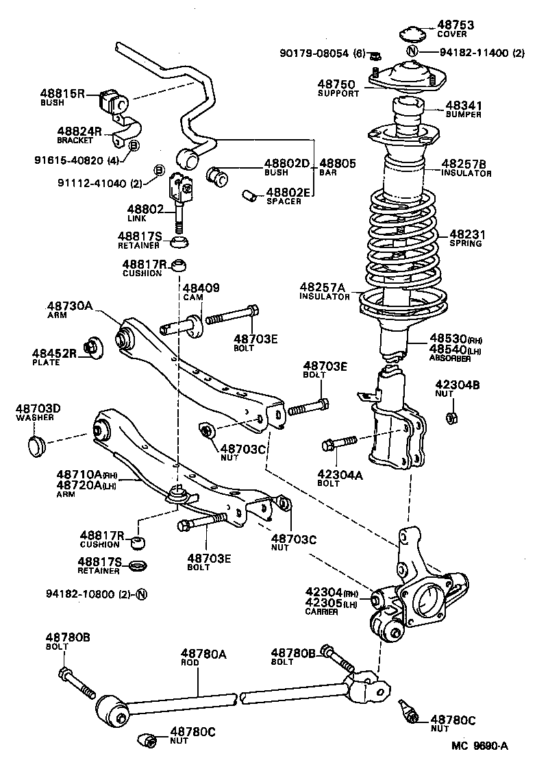 Rear Spring & Shock Absorber