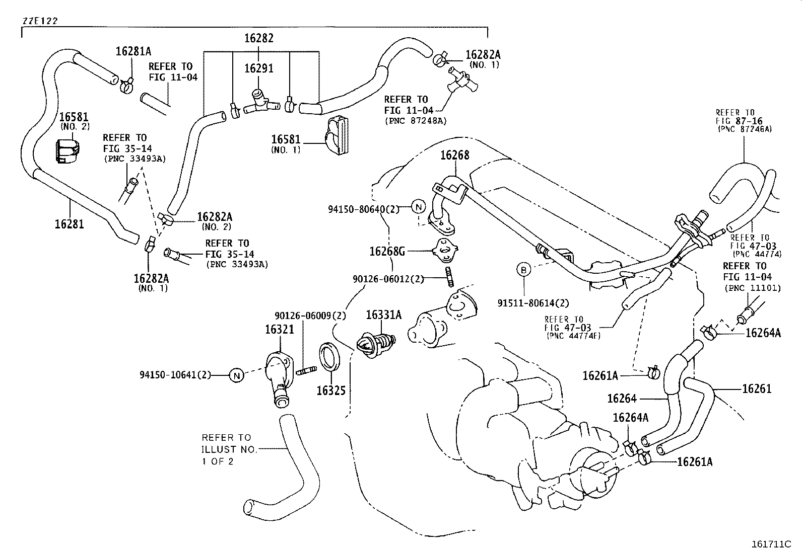 Radiator Water Outlet