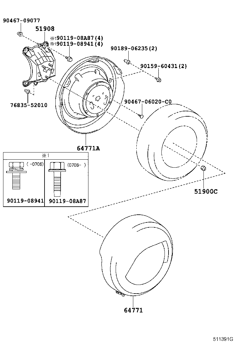 Spare Wheel Carrier