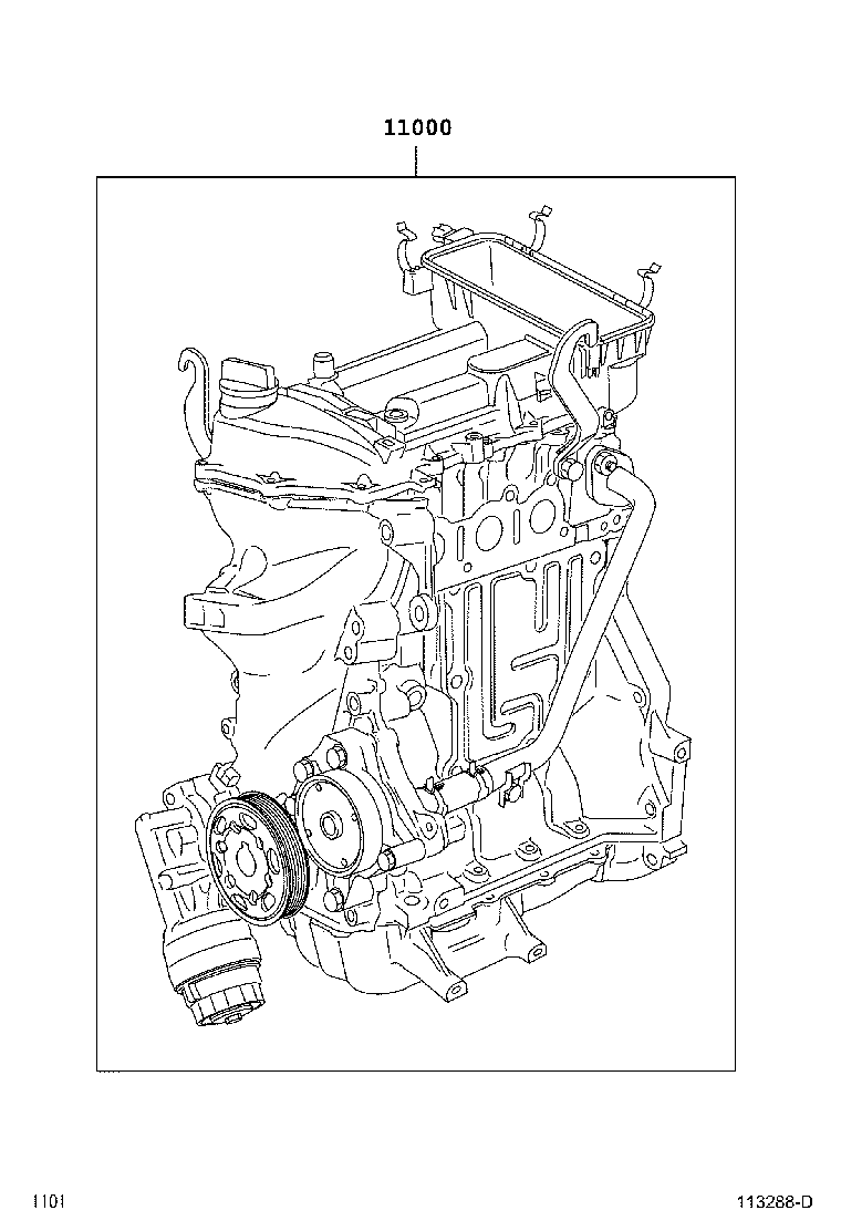Partial Engine Assembly
