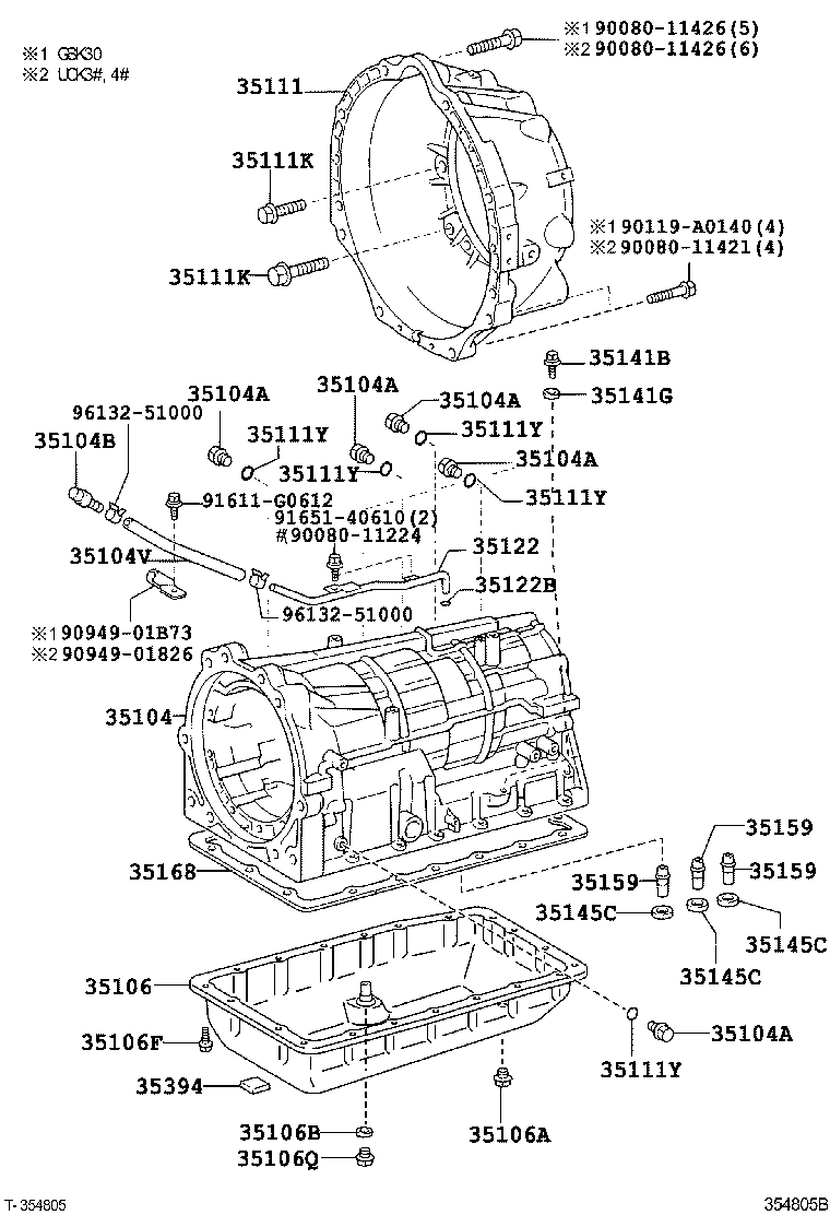 Transmission Case & Oil Pan