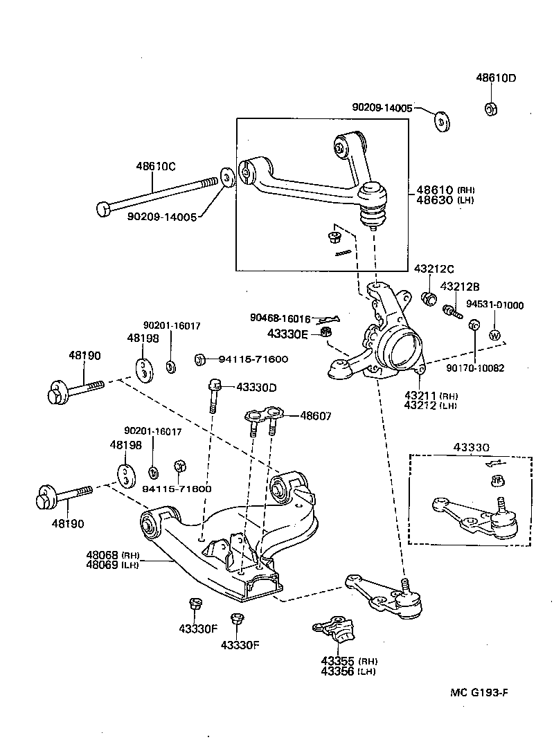 Front Axle Arm Steering Knuckle