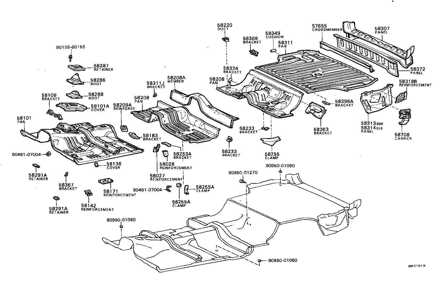 Floor Pan & Lower Back Panel