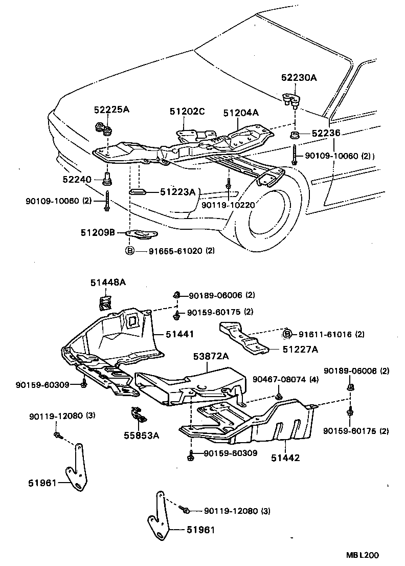 Suspension Crossmember & Under Cover