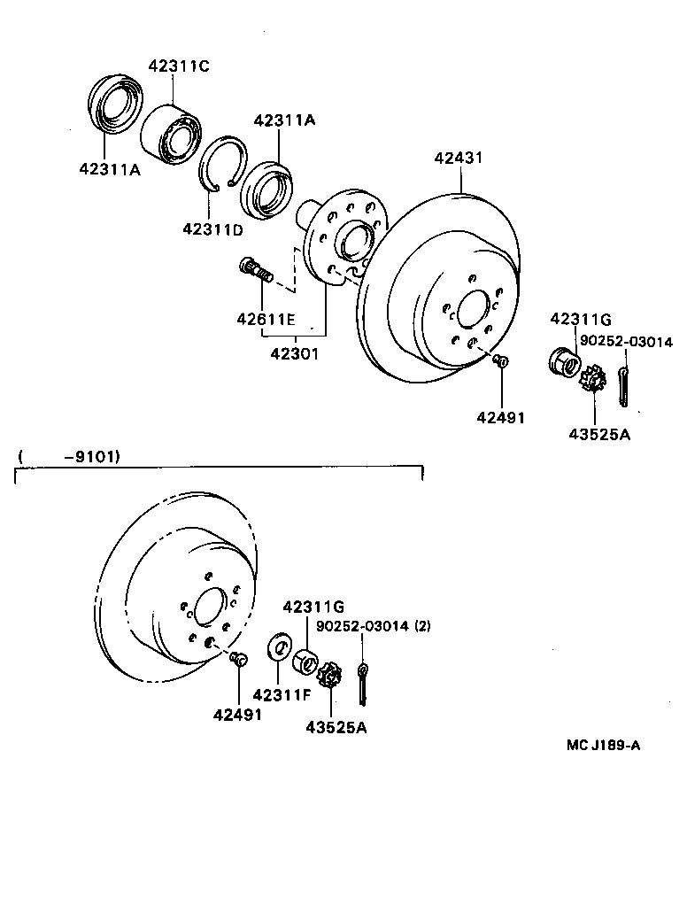 Rear Axle Shaft Hub