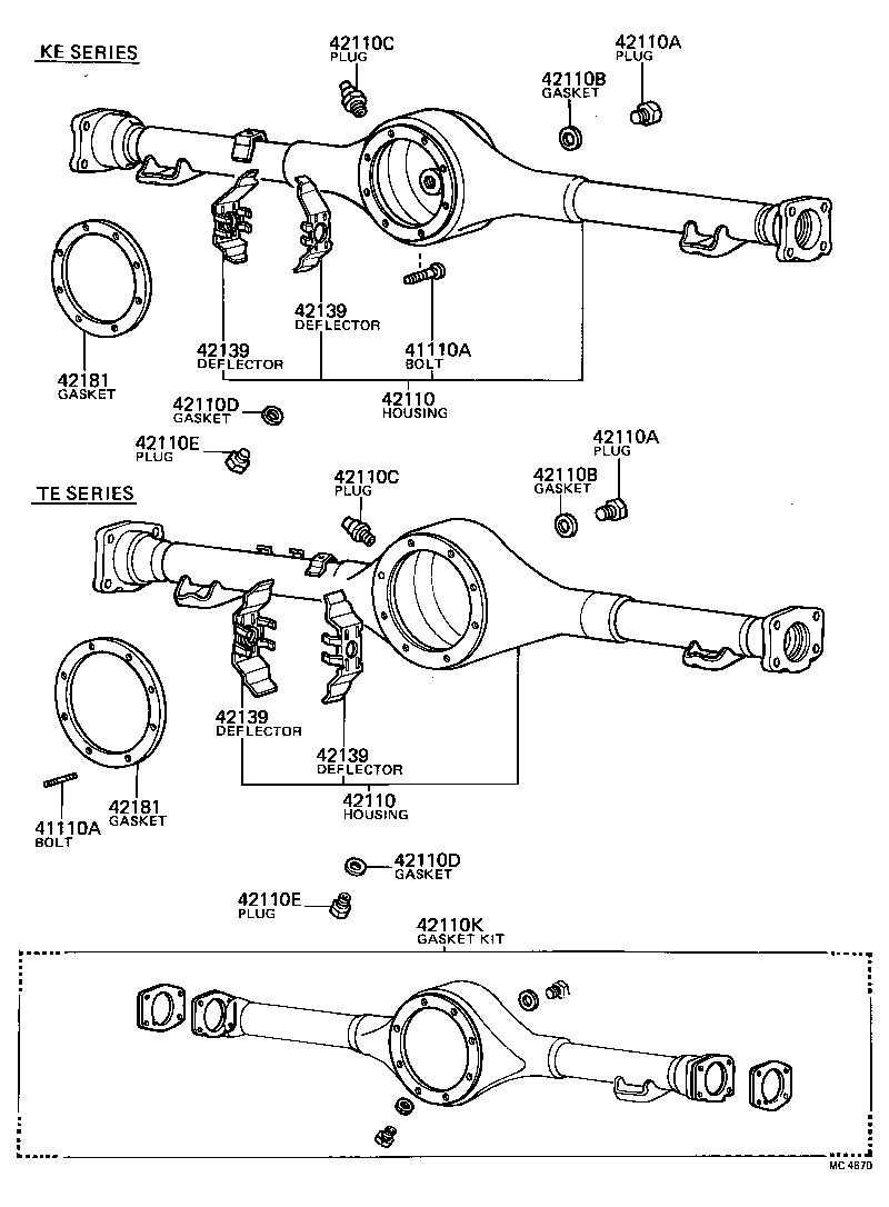 Rear Axle Housing Differential