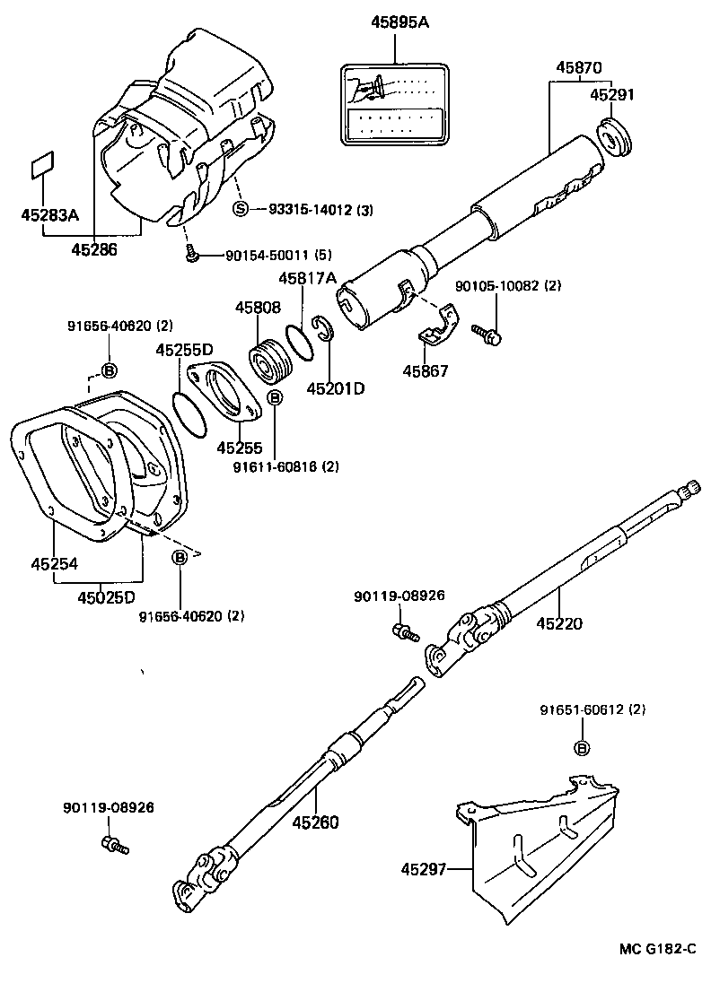 Steering Column & Shaft