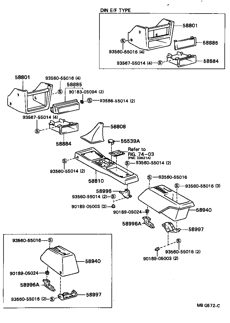 Console Box & Bracket