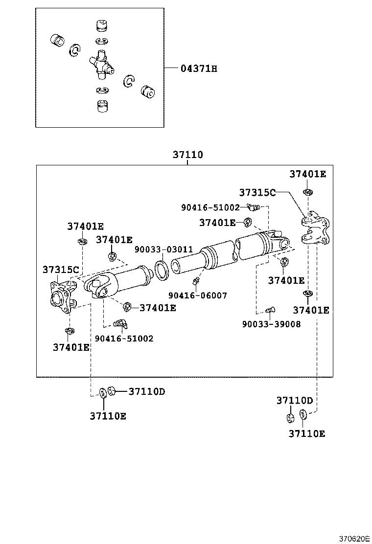 Propeller Shaft & Universal Joint