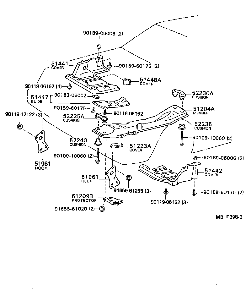 Suspension Crossmember & Under Cover