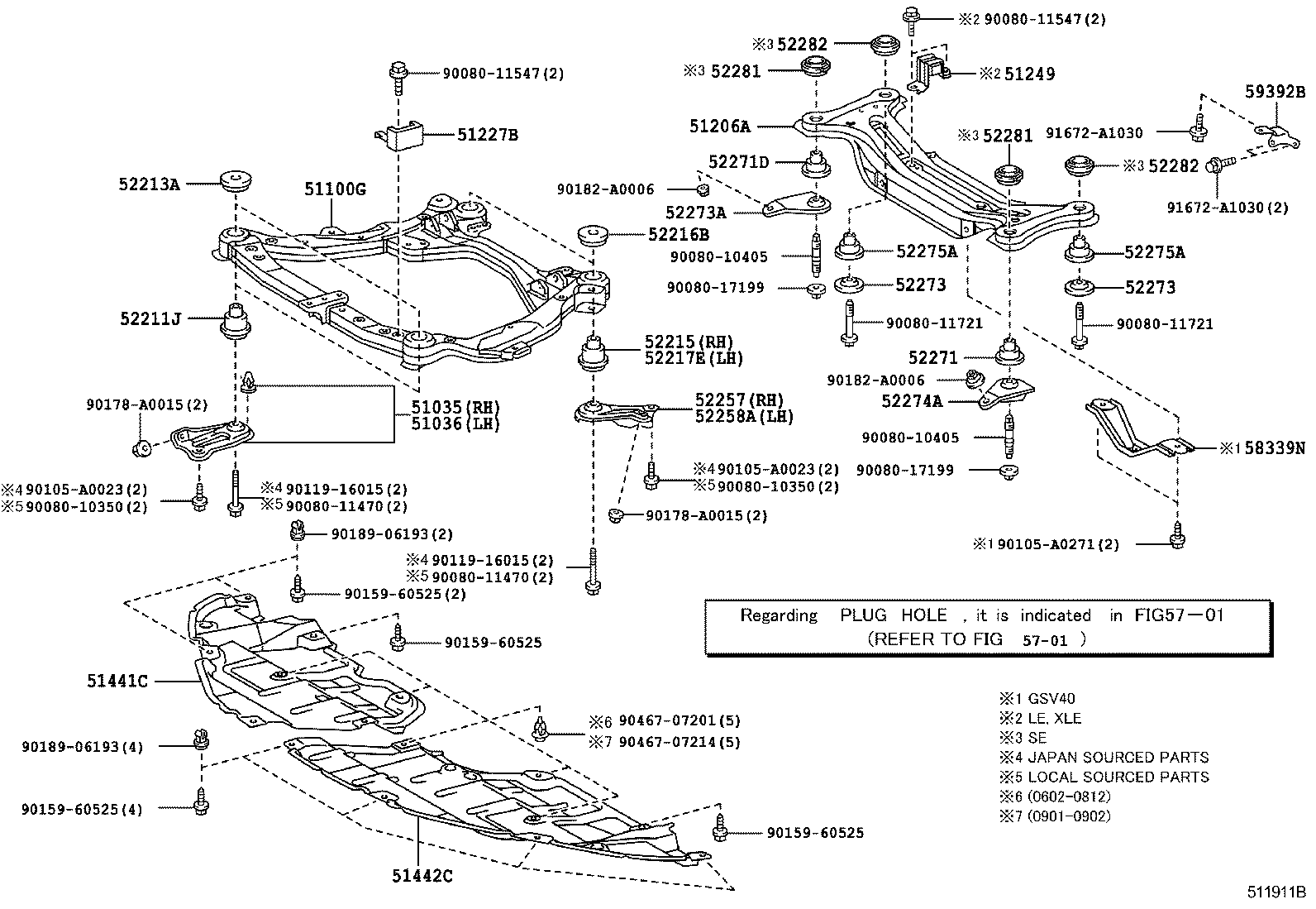 Suspension Crossmember & Under Cover