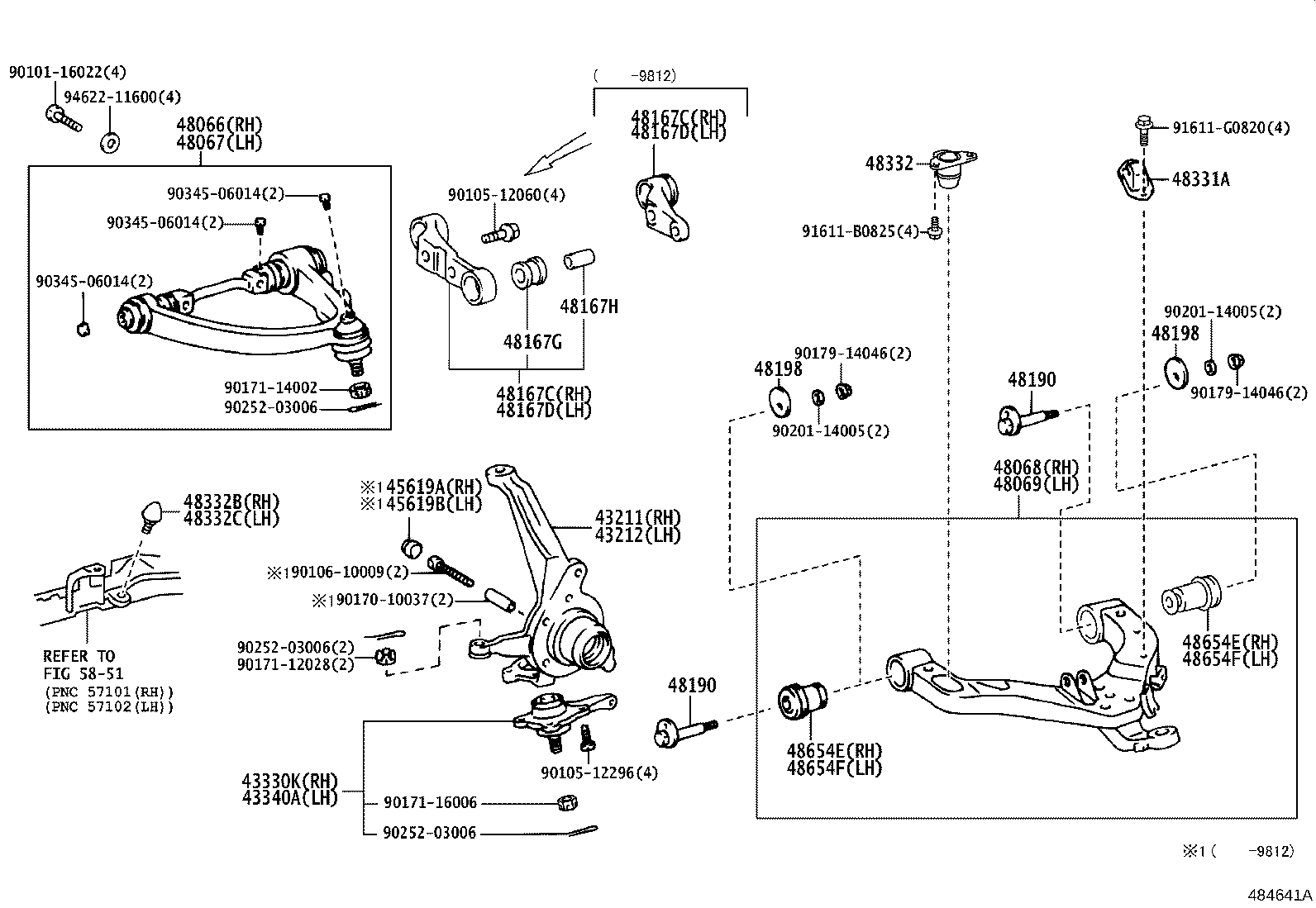 Front Axle Arm Steering Knuckle