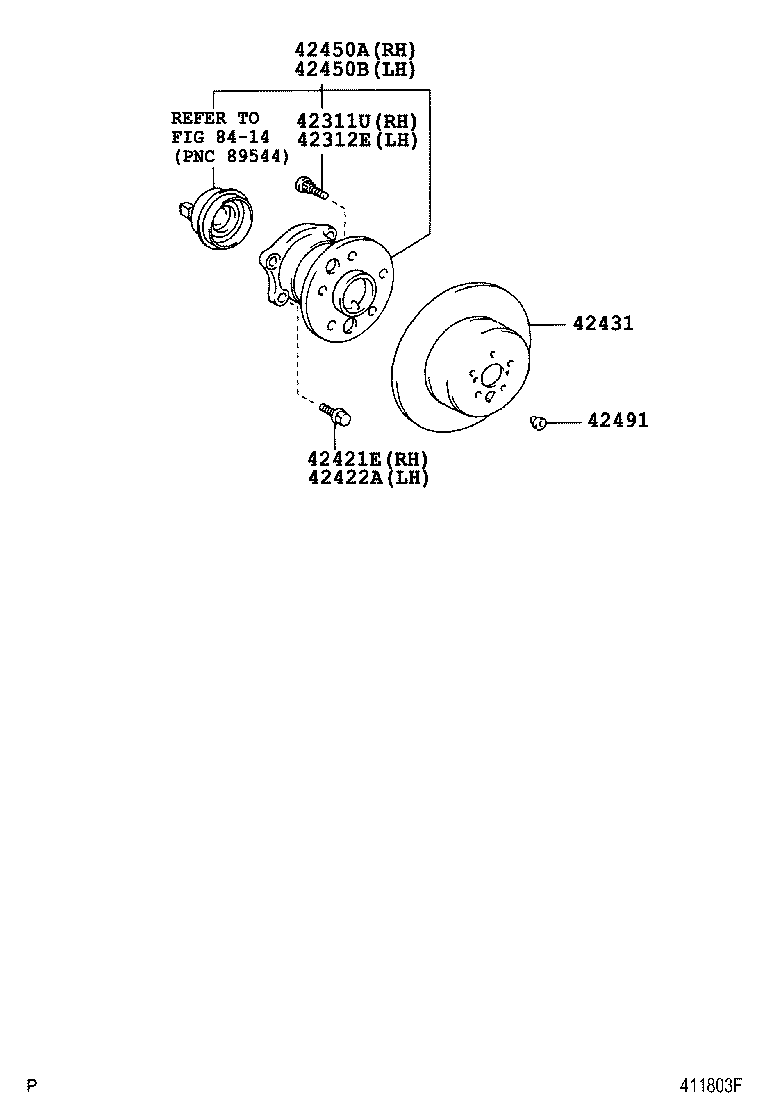 Rear Axle Shaft Hub