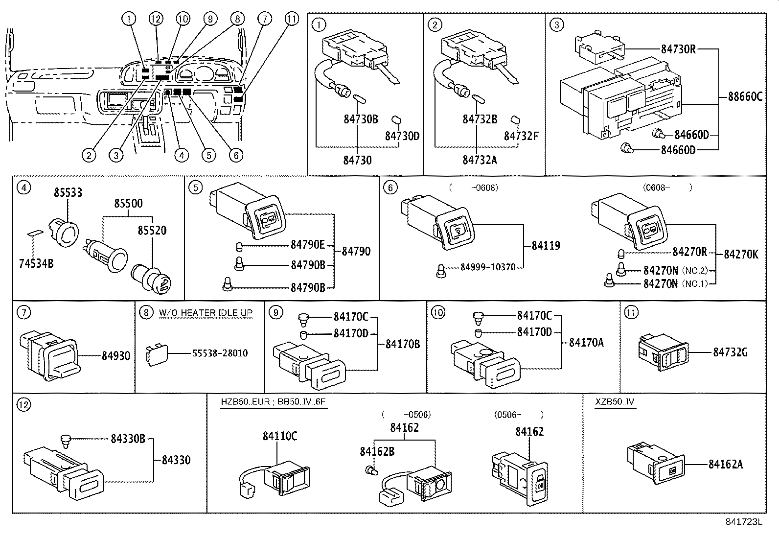 Interruptor y relé y computadora