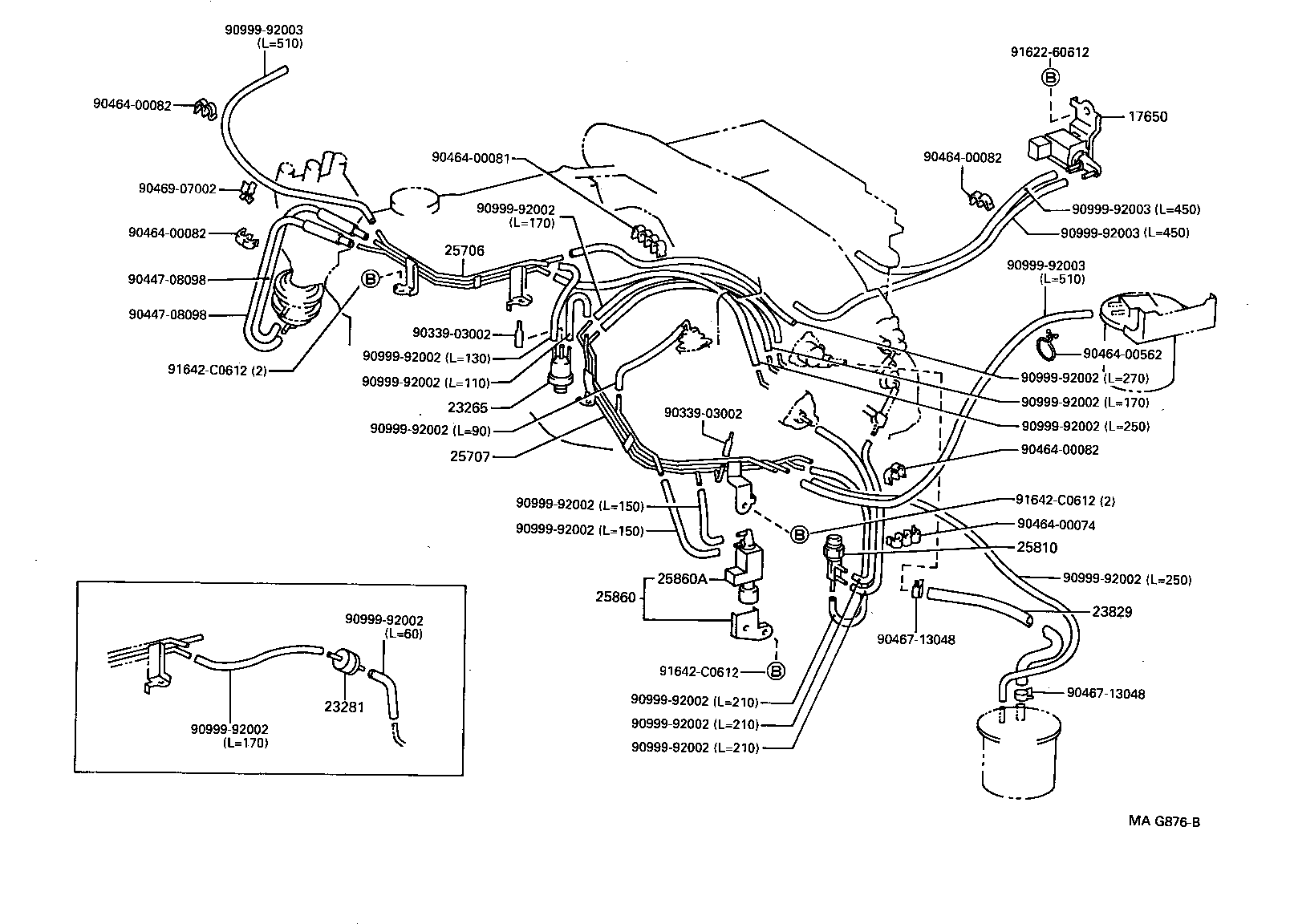 Tubería de vacío