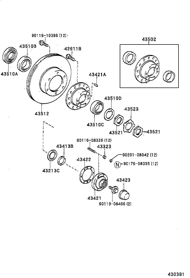 Front Axle Hub