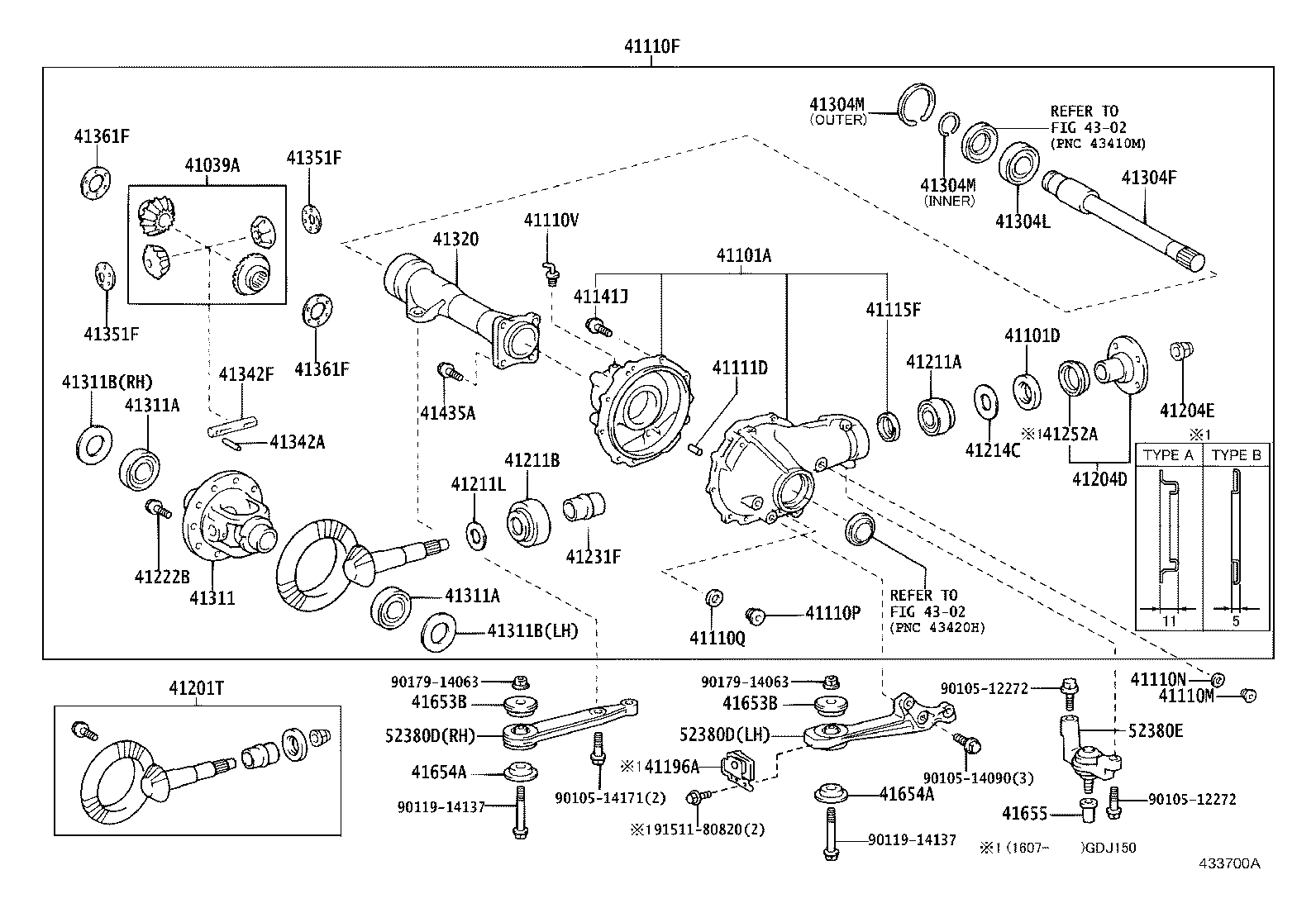Front Axle Housing & Differential