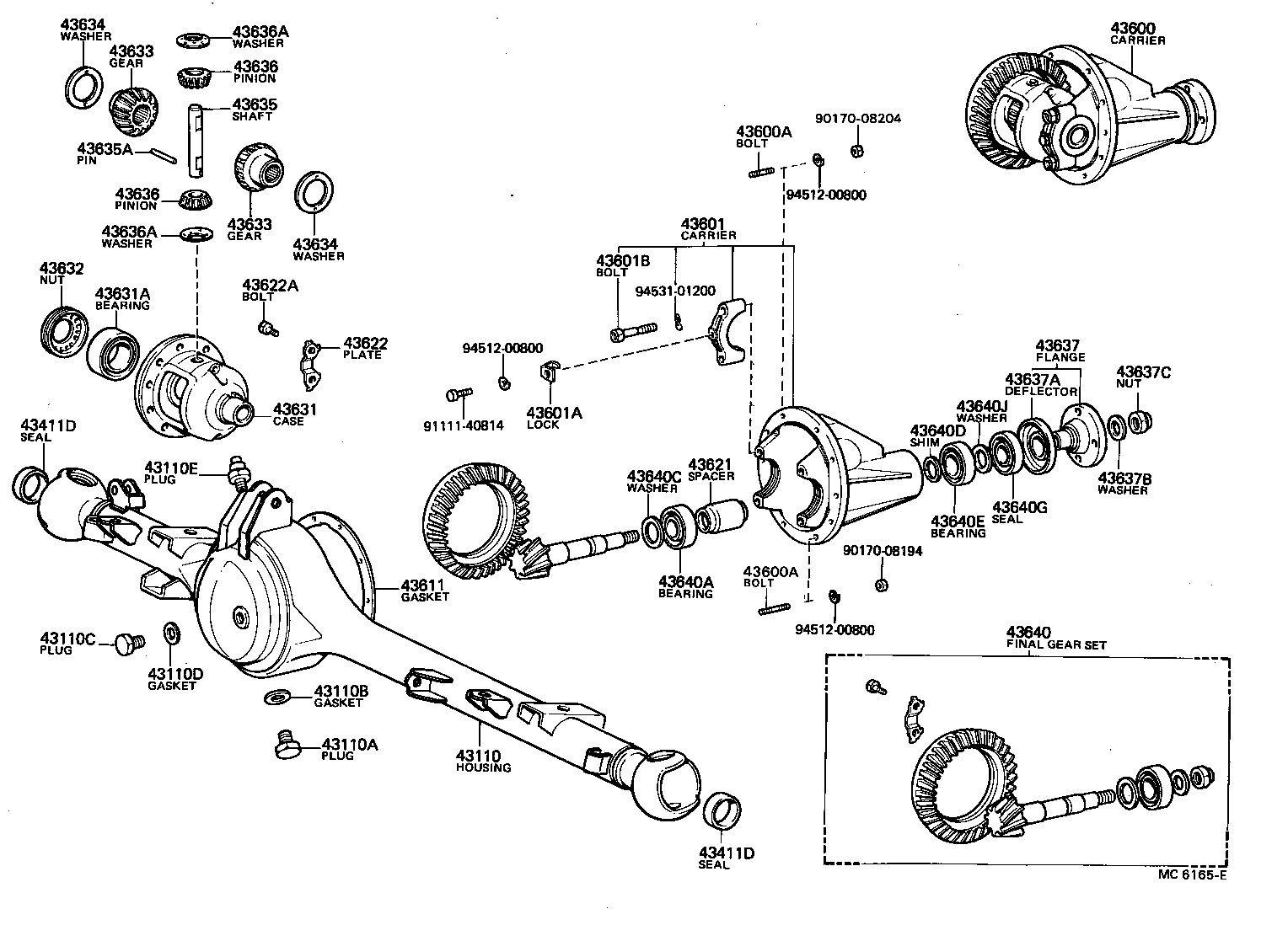 Front Axle Housing & Differential