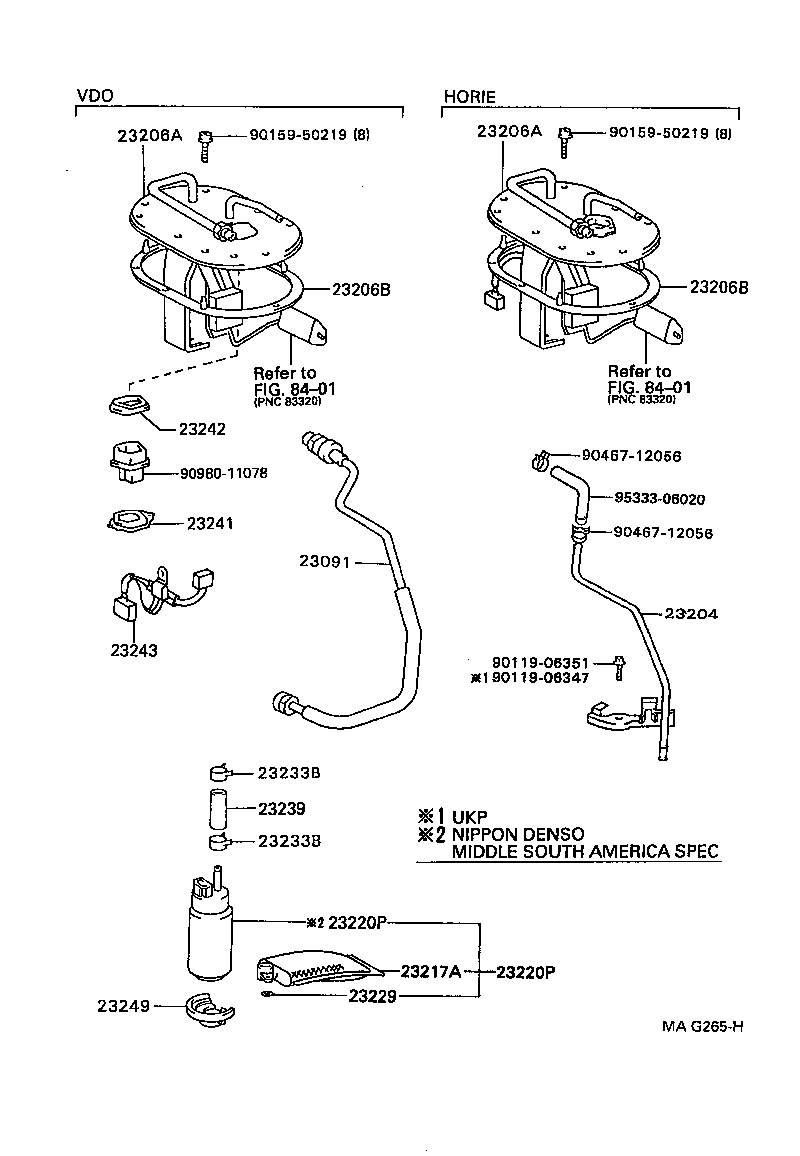 Sistema de inyección de combustible