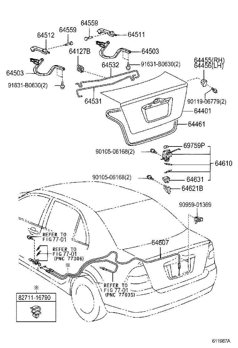 Luggage Compartment Door & Lock