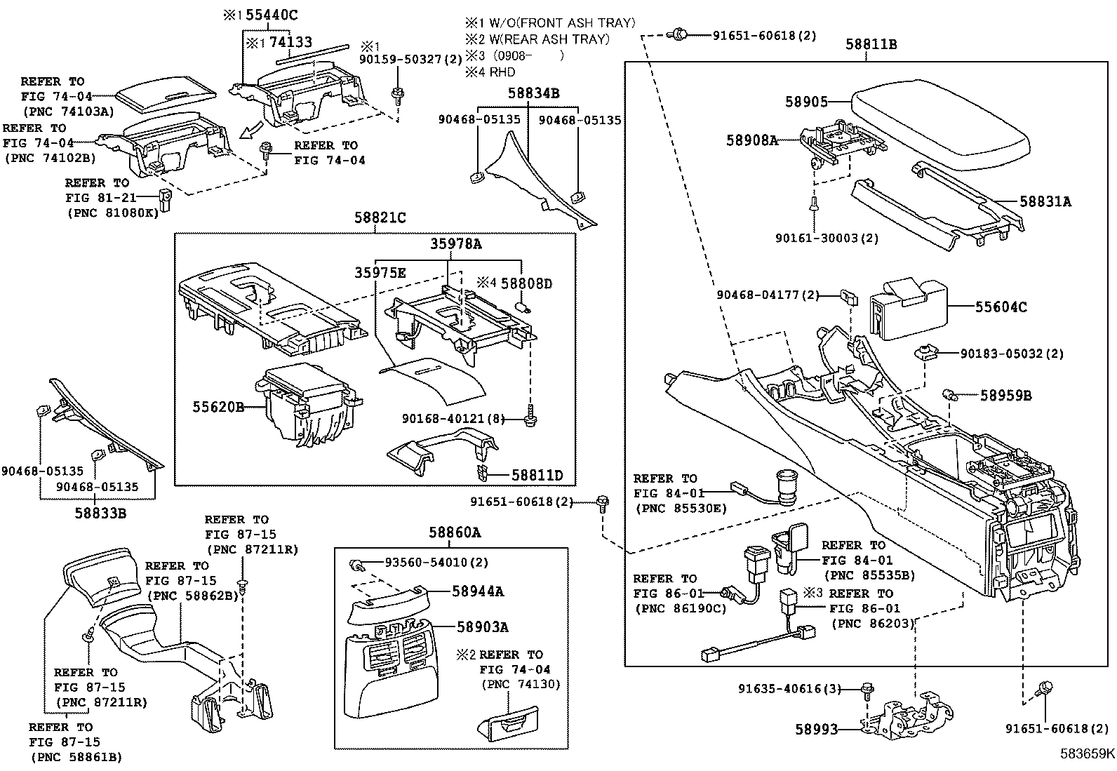 Console Box & Bracket