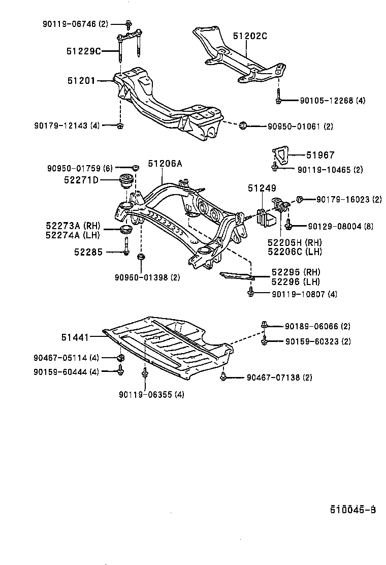 Suspension Crossmember & Under Cover