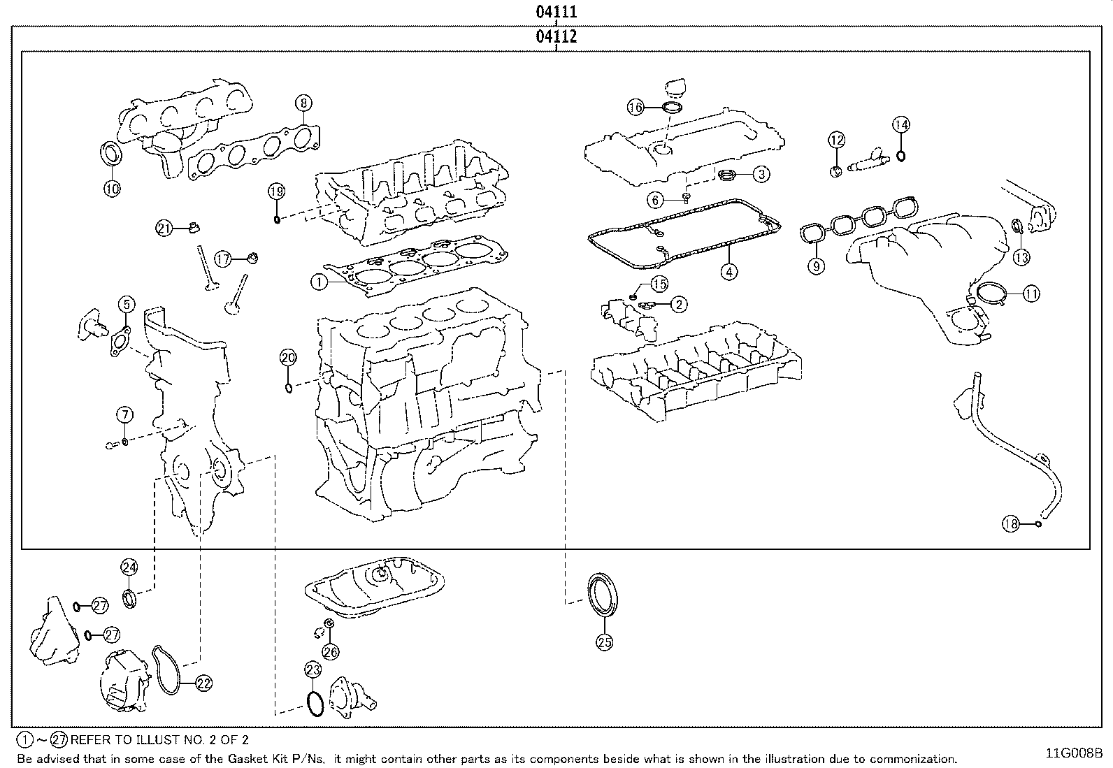 Engine Overhaul Gasket Kit