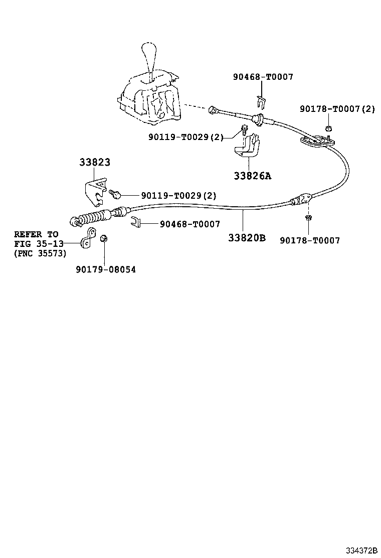 Shift Lever & Retainer