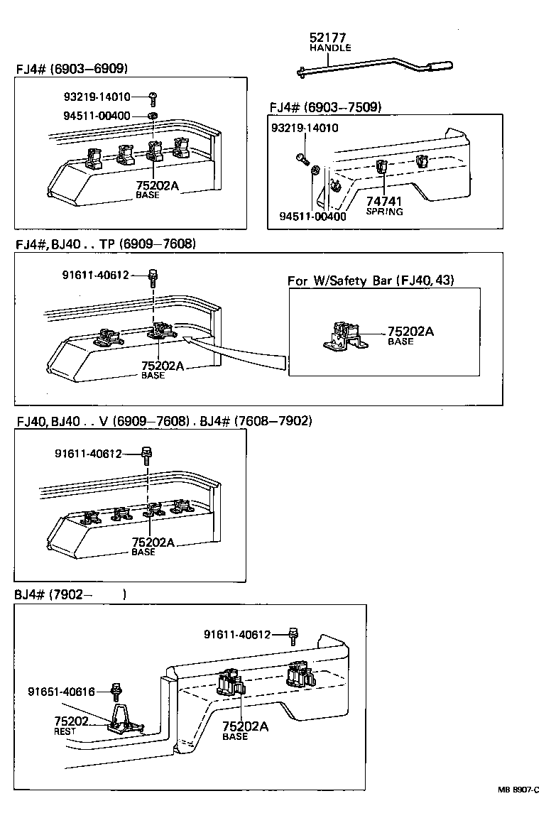 Tool Box License Plate Bracket