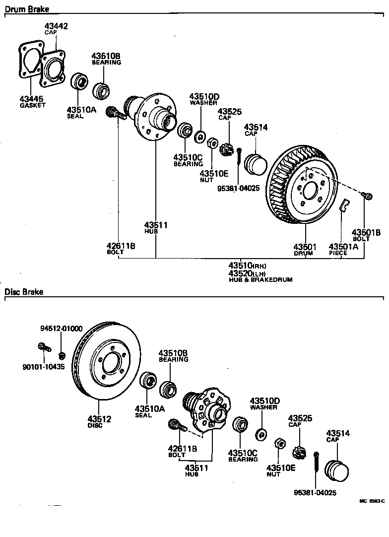 Front Axle Hub