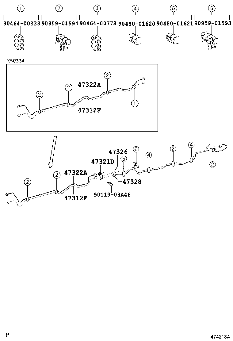 Brake Tube Clamp