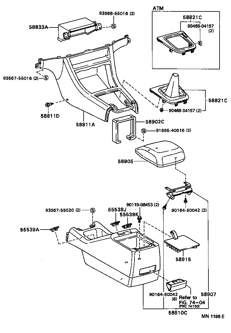 Console Box & Bracket
