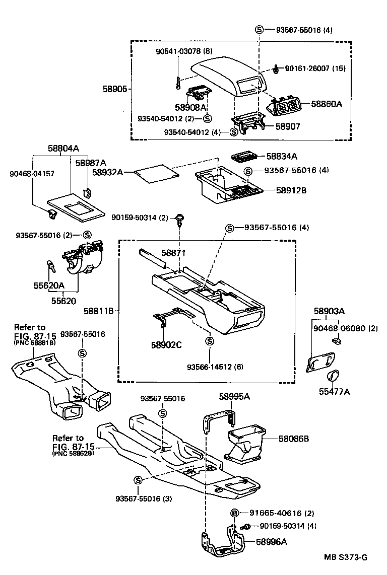 Console Box & Bracket