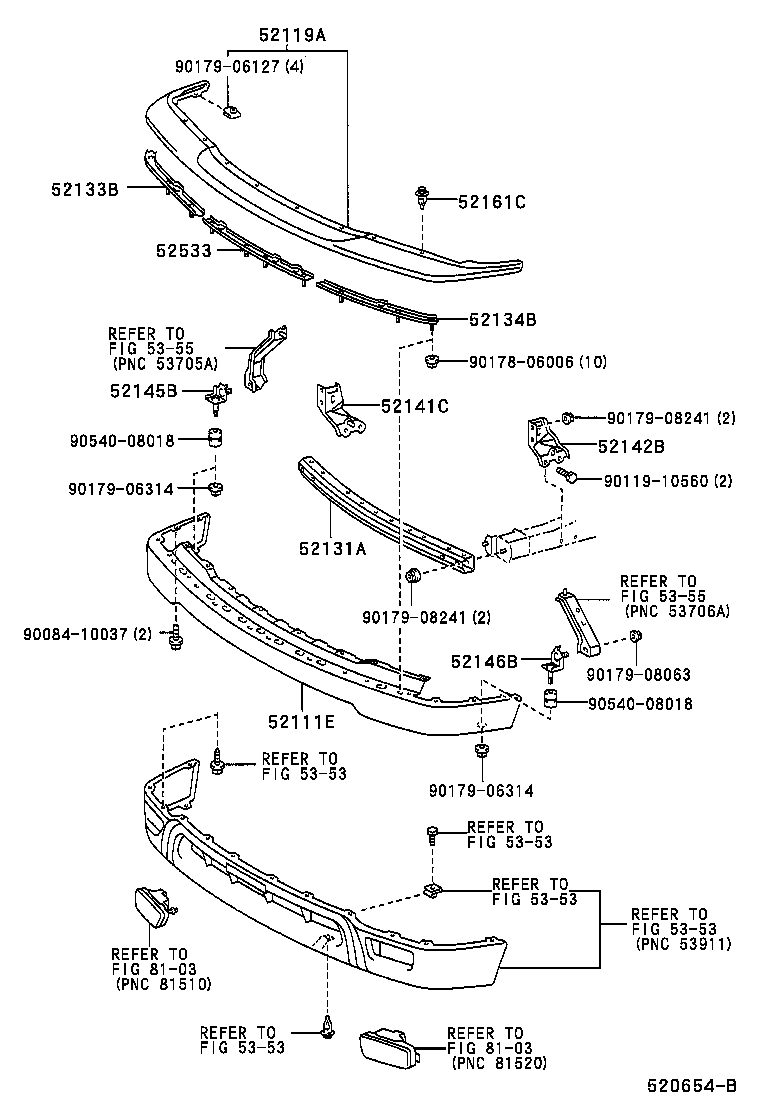 Front Bumper Bumper Stay